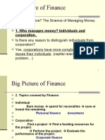 Big Picture of Finance: What Is Finance? The Science of Managing Money