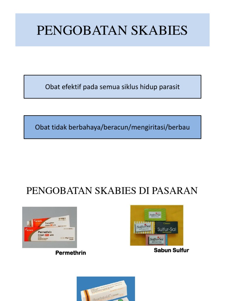 Tatalaksana dan Terapi Scabies | PDF | Memasak, Makanan, & Anggur ...