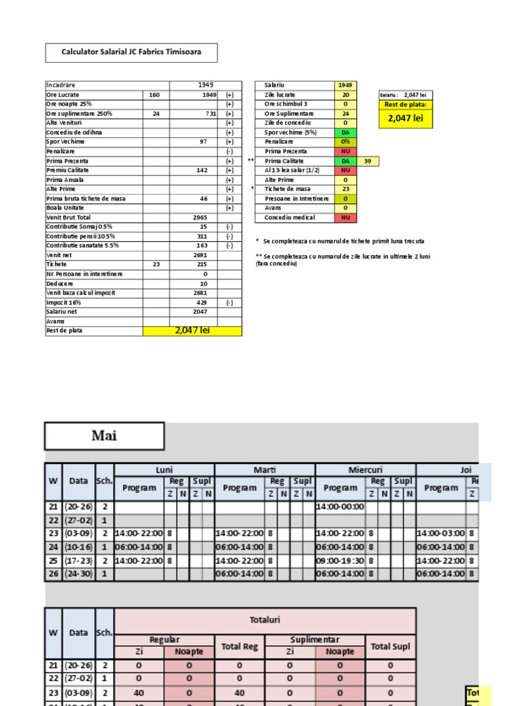 Calculator Salariu v4 (Public) PDF
