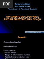 Tratamento de estrutura metálica com Pintura 