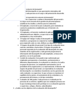 Qué Quiere Decir Evaluación Del Desempeño