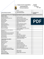 Material Checklist Inspeccion Motoniveladoras Caterpillar