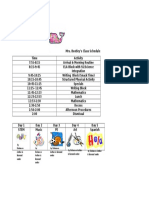 Mrs B Schedule 18-19