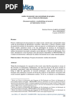 Junior, Medeiros e Augusta. Análise Documental