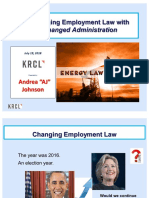 The Evolution of The DOL, The NLRB, and The EEOC Since The November 2016 Election