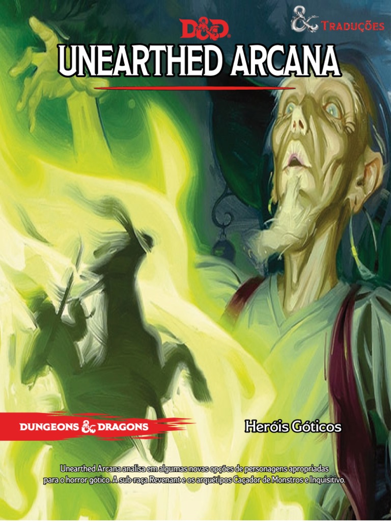 D&D 5E Unearthed Arcana Heróis Góticos Biblioteca Élfica PDF