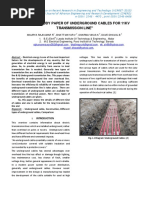 Review & Study Paper of Underground Cables For 11Kv Transmission Line