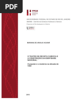 o Teatro de Revista Carioca e Identidade Nacional