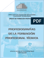 MINEDU M Profesiografias de La Formacion 16 11 09 PDF