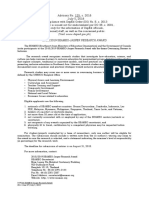 Advisory No. 125, S. 2018 July 5, 2018: DJP DA SEAMEO-Jasper Research Award 0511 June 27/july 4, 2018