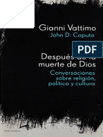 VATTIMO, Gianni, CAPUTO, John D, Despues de la Muerte de Dios.pdf