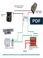 Conexion de Chapa Electrica PDF