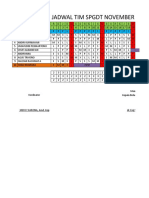 Jadwal Tim SPGDT November 2017: RKJSMSSRKJSMSSRKJSM