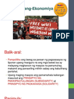 ESPIX Aralin 3 Lipunang Ekonomiya PDF