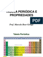 A tabela periódica e as propriedades dos elementos