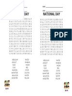 National Day Wordsearch
