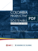 Colombia Productiva y Sostenible Un Propósito de Todos