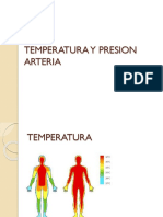 Temperatura y Presion Arteria