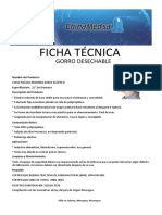 Ficha Tecnica Cofia Gt