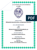 Informe Lectura (4) La Precipitación y Su Comportamiento Por Región Hidrográfica