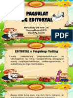 PAGSULAT NG EDITORYAL - Airmayburverade