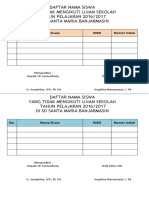 Daftar Nama Siswa