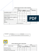 Lista de Cotejo y Rubricas para Evaluar