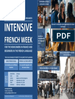 Intensive French Week - Sept 2018