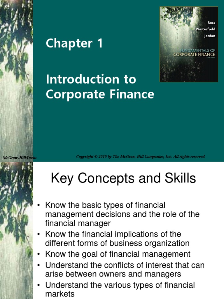 Introduction To Corporate Finance: Mcgraw-Hill/Irwin | PDF ...