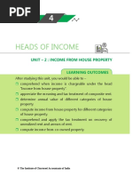 Heads of Income: Unit - 2: Income From House Property