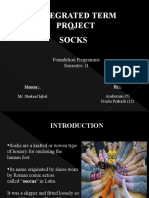 Integrated Term Project Socks: Foundation Programme Semester-II