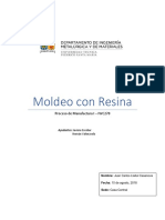 Informe de Proceso de Manufactura, Moldeo Con Resina