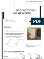 Muro de Contención Por Gravedad