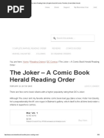 Joker Comics Reading Order _ Comic Book Herald