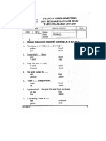 Uas 1 Inggris Kls 3 PDF