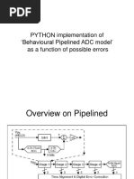 Python Implementation of Pipelined Adc