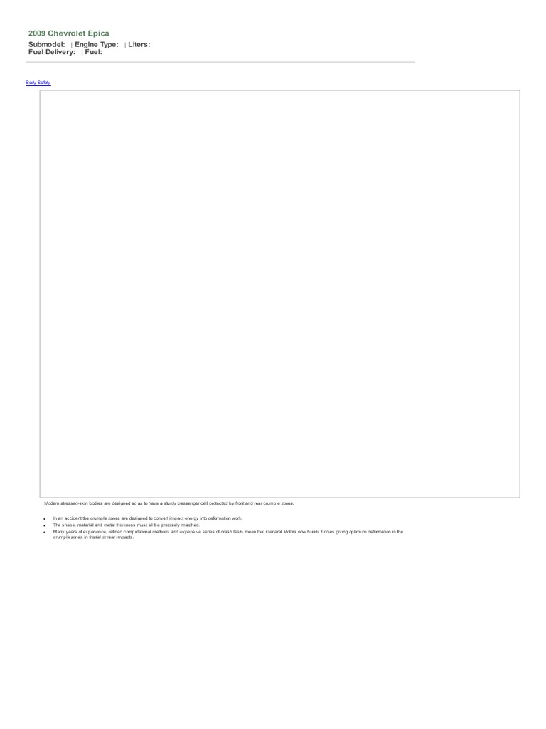 General Body Construction Unibody Description PDF Galvanization