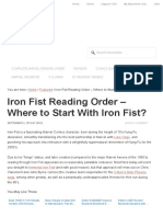 Iron Fist Reading Order _ Where to Start With Iron Fist Comics _ Comic Book Herald