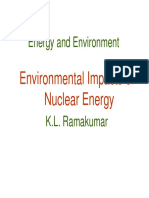 Environmental Impact of Nuclear Energy