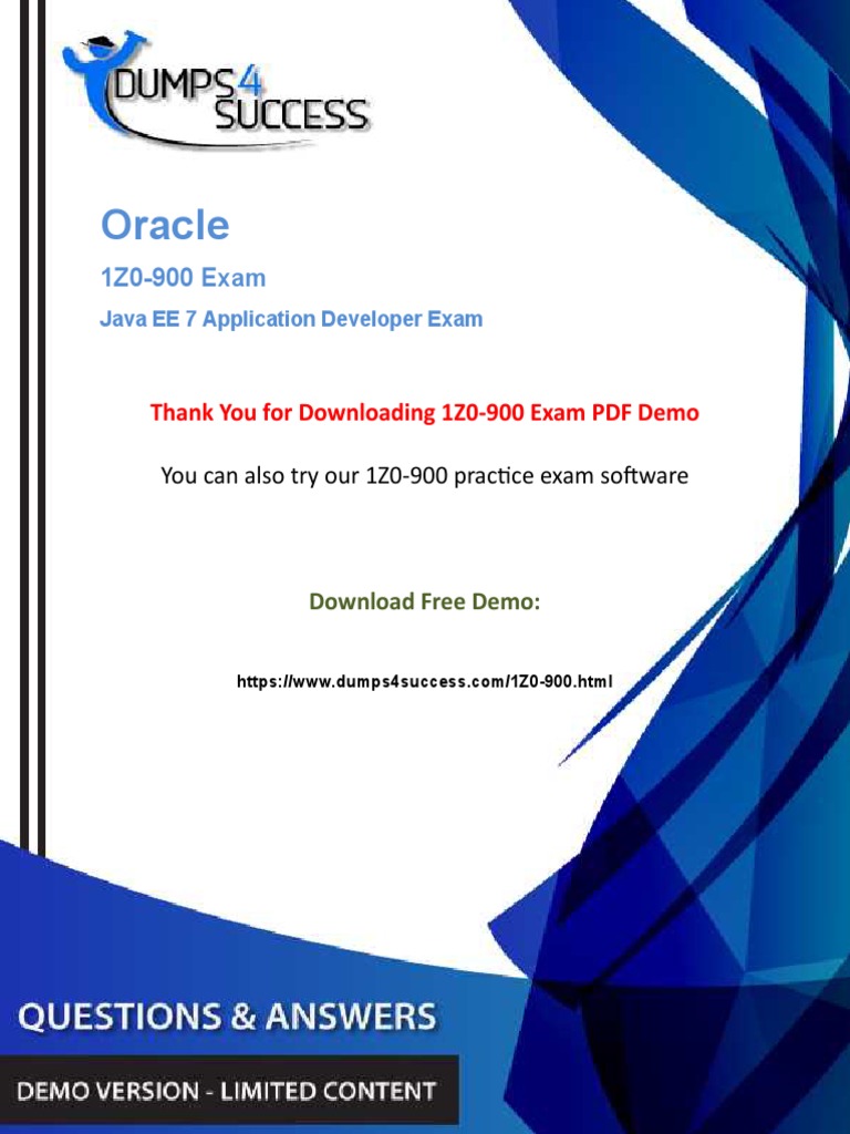 1Z0-900 Java EE 7 Exam Q&A Guide | PDF | Application Programming ...
