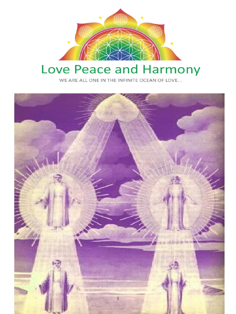 30 1 31 December 2010 Love Peace And Harmony Journal Plane Esotericism Soul