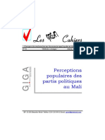 Mali. Perceptions Populaires Des Partis Politiques Au Mali - Greatmali - Net, 2008.01-03