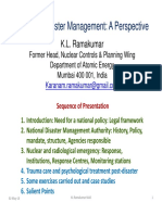Perspectives of National Disaster Management