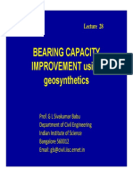 Bearing Capacity Improvement Using Geosynthetics