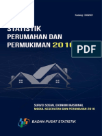 Statistik Perumahan Dan Permukiman 2016