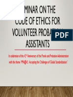 Seminar Code of Ethics