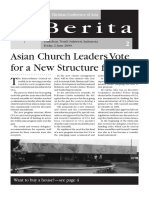 Berita: Asian Church Leaders Vote For A New Structure For CCA