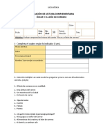 Evaluación de Lectura Complementaria Óscar y El León de Correos