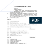 M.a.M.sc. Part I Mathematics (Ext - Reg I) 09