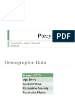 Pterygium Presentation